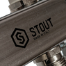 STOUT Коллектор из нержавеющей стали для радиаторной разводки
